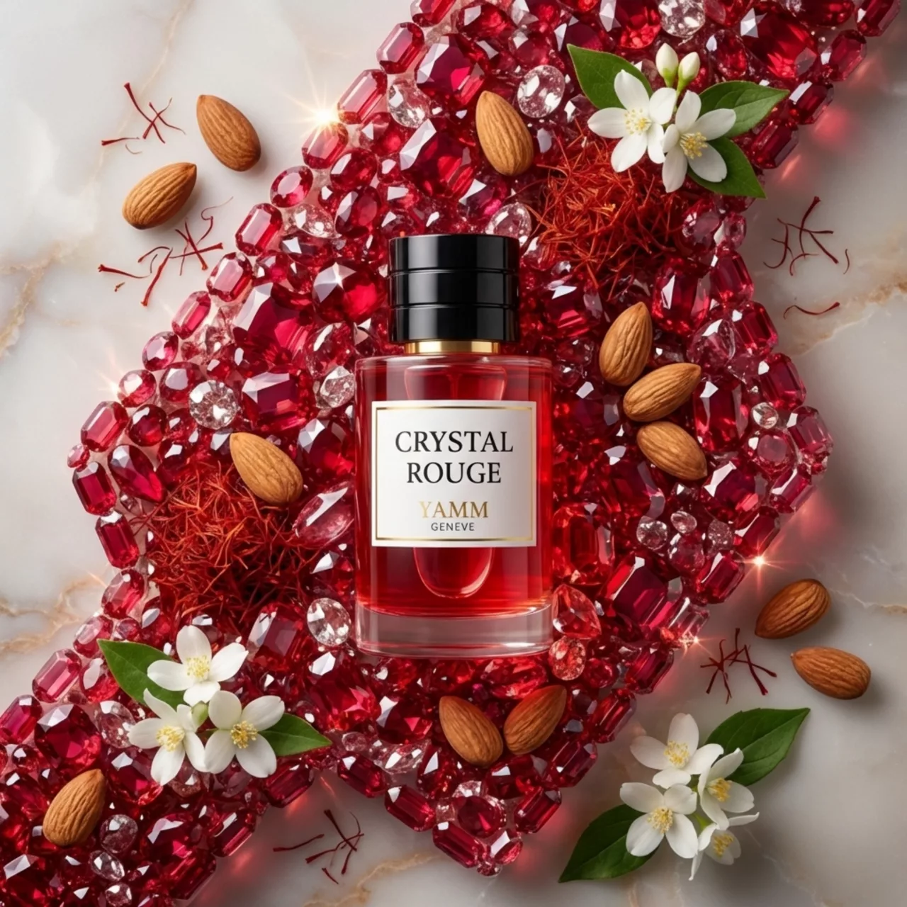 Crystal Rouge YAMM Genève – inspiration Baccarat Rouge 540