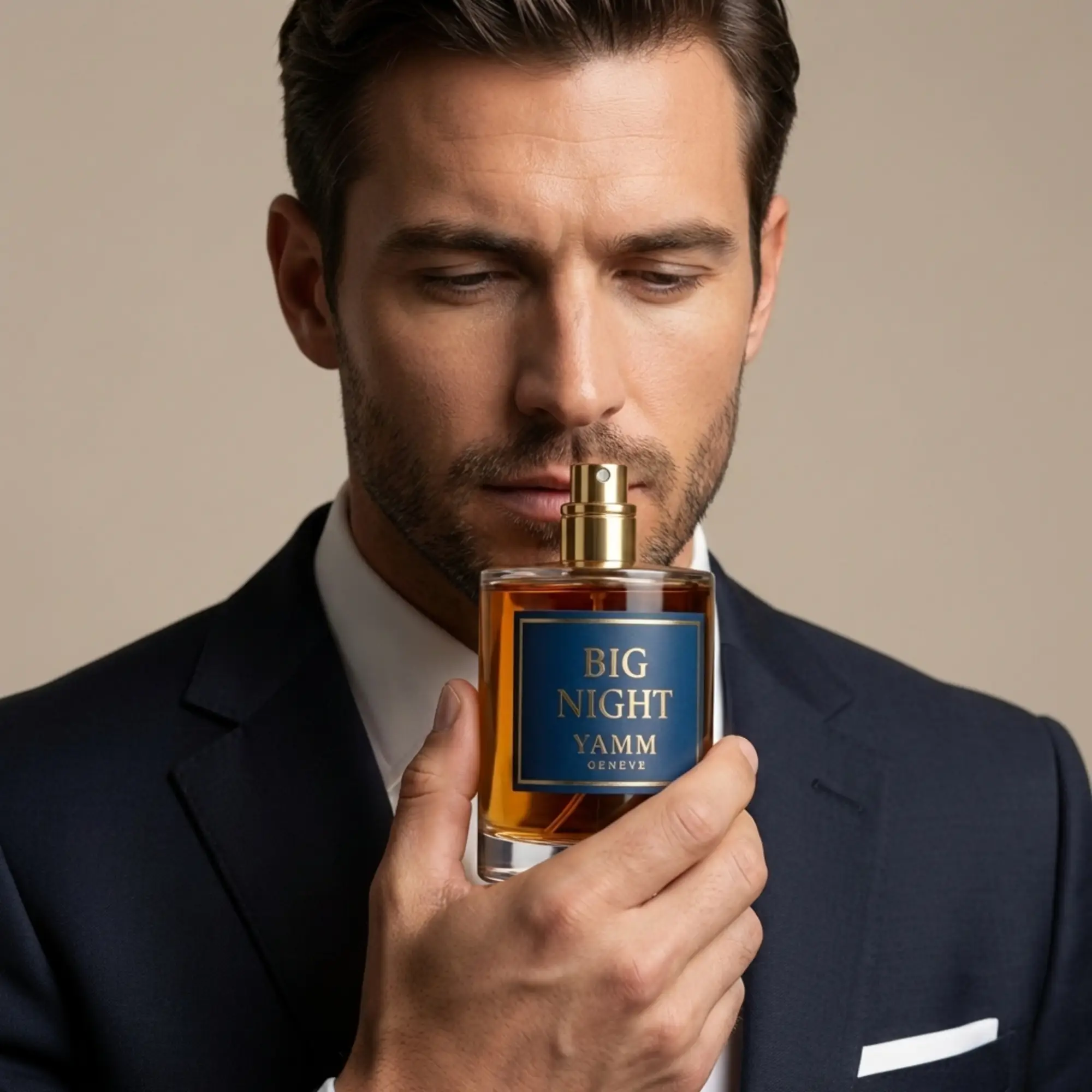 Big Night extrait de parfum mixte YAMM Genève inspiré de Grand Soir aux notes de tête Ciste d’Espagne, Orange, cœur Benjoin de Siam, Lavande et fond Ambre, Vanille, Fève de tonka, Musc, Cèdre visuel 05