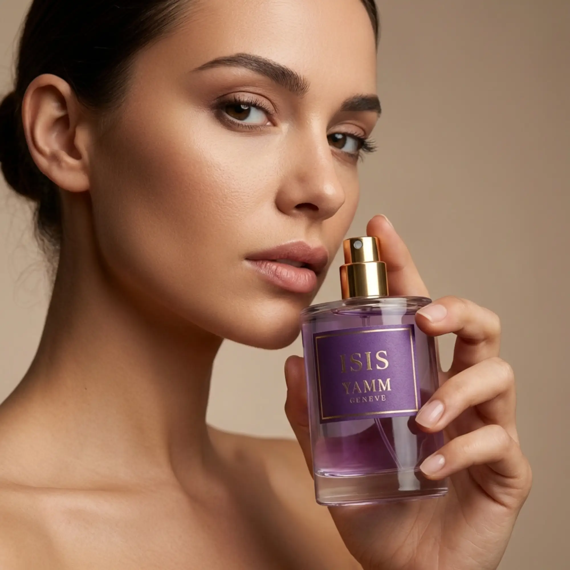 Isis extrait de parfum femme YAMM Genève inspiré de Si aux notes de tête Bourgeon de cassis, cœur Rose de Mai, Freesia et fond Vanille, Patchouli, Notes boisées, Ambroxan visuel 04