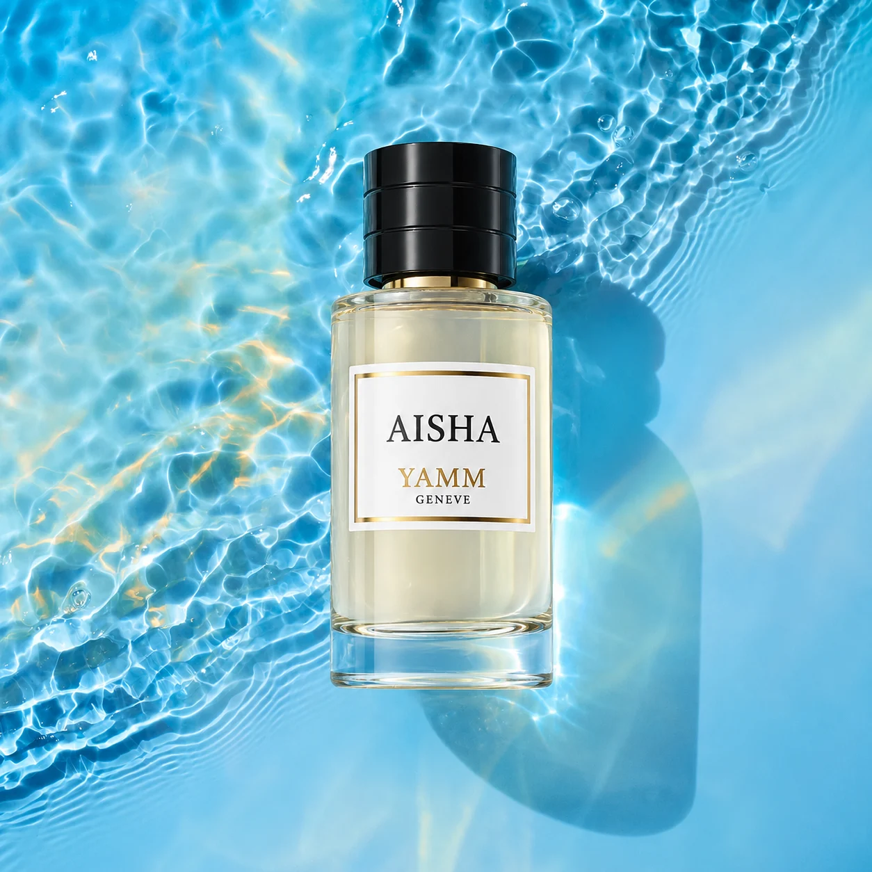 Aisha extrait de parfum mixte YAMM Genève inspiré de Magic aux notes de tête Accord ozoné, Accord salin, cœur Rose de Turquie, Praliné délicat et fond Vanille onctueuse, Amber Xtreme, Patchouli visuel 04