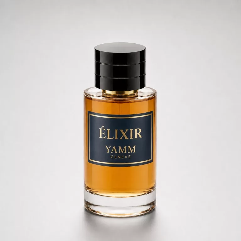 Elixir extrait de parfum mixte YAMM Genève inspiré de Malachite Rouge aux notes de tête Tubéreuse, Poivre rose, Sauge sclarée, cœur Tubéreuse, Jasmin sambac, Ylang-ylang, Fleur d’oranger, Benjoin, Bois de cachemire et fond Tubéreuse crémeuse, Ambre doré visuel 01