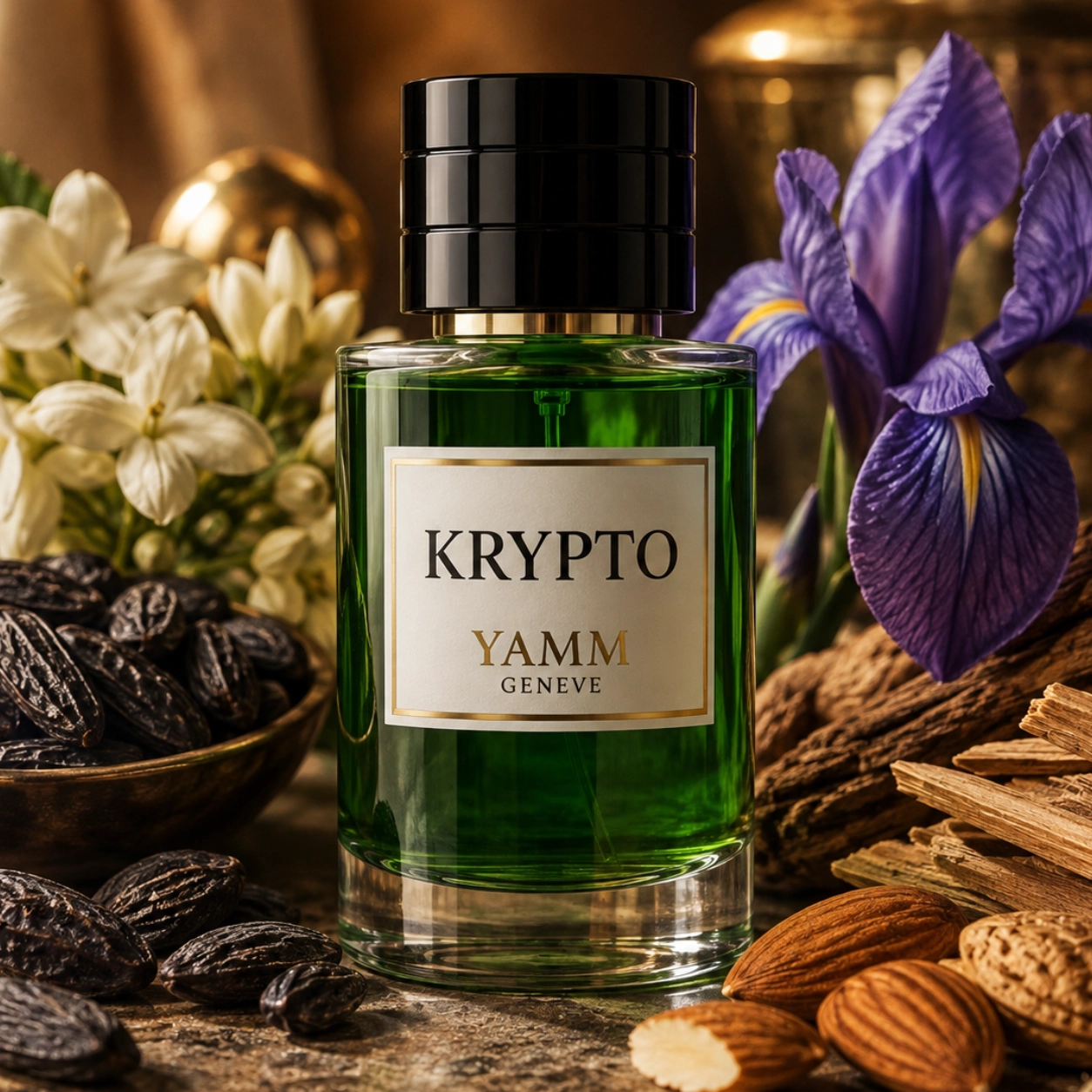 Krypto, parfum Maison YAMM Genève inspiré de Kryptonite Khalil T