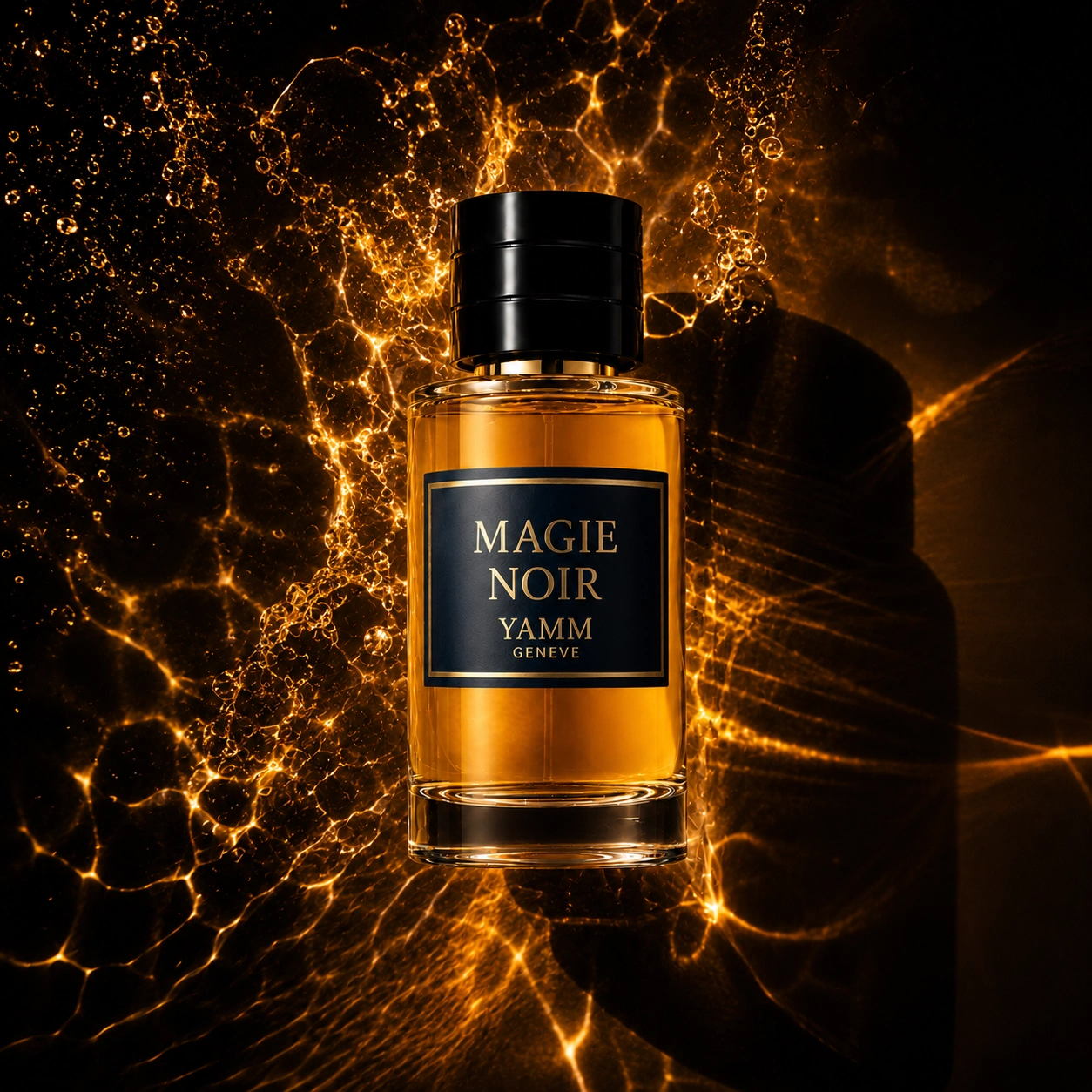 Magie Noir extrait de parfum mixte YAMM Genève inspiré de Erba Pura Magica aux notes de tête Fruits juteux, Citron, Bergamote, Jasmin, cœur Accords balsamiques, Racine d’iris et fond Caramel, Ambre, Musc, Bois de cèdre visuel 02