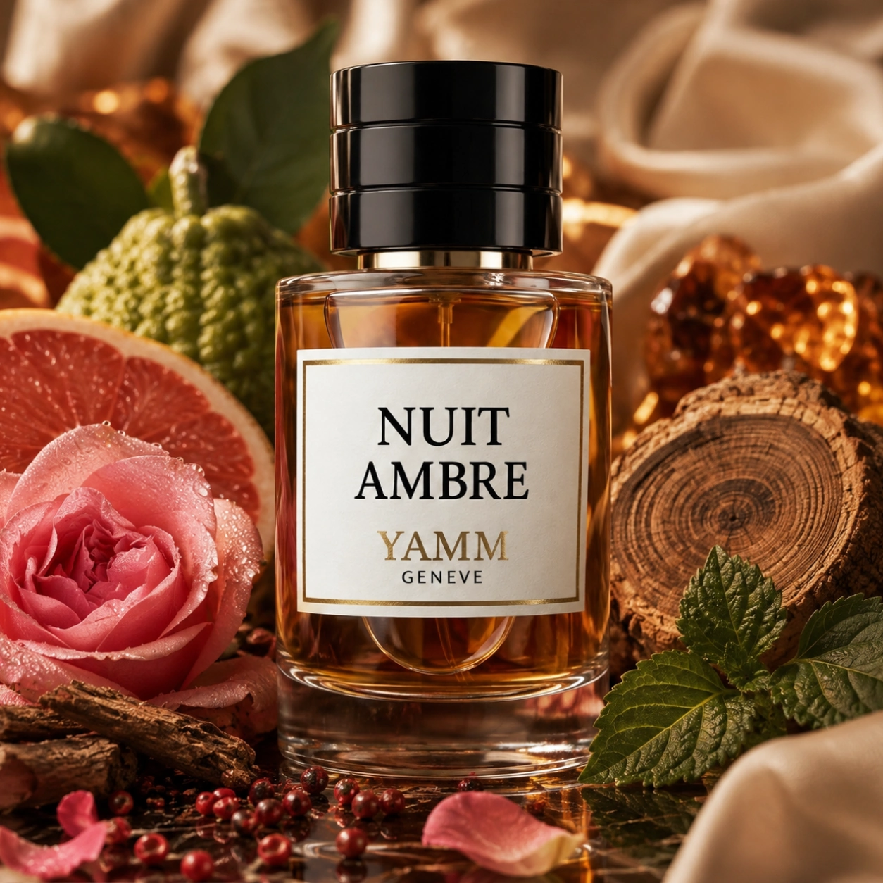 Nuit Ambre, parfum Maison YAMM Genève inspiré de Ambre Nuit Dior
