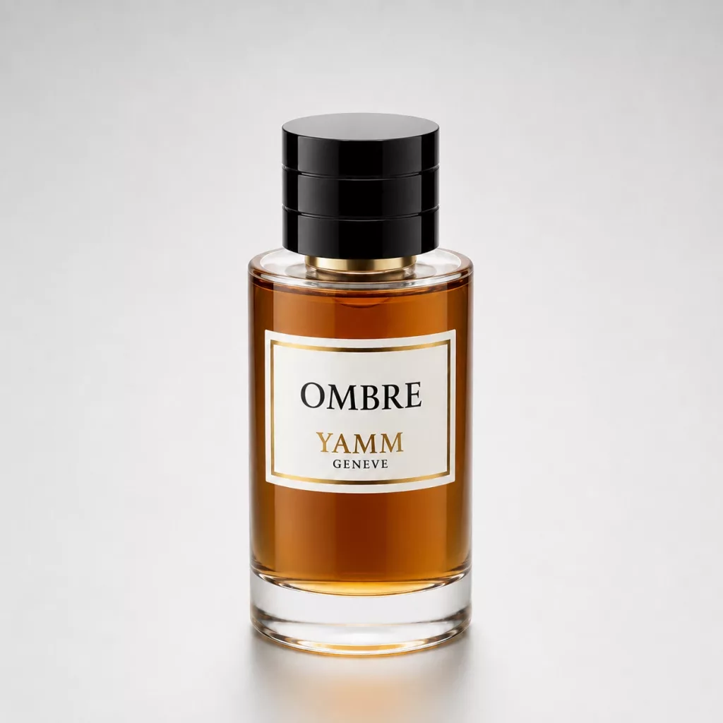 Ombre extrait de parfum mixte YAMM Genève inspiré de Ombre Nomade aux notes de tête Oud, cœur Benjoin, Encens et fond Framboise visuel 01