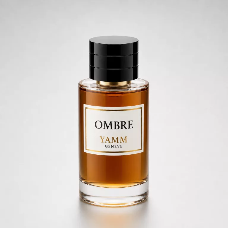Ombre extrait de parfum mixte YAMM Genève inspiré de Ombre Nomade aux notes de tête Oud, cœur Benjoin, Encens et fond Framboise visuel 01
