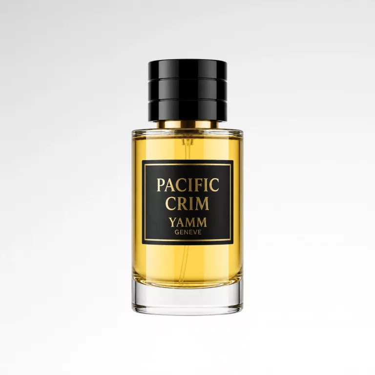 Pacific Crim extrait de parfum mixte YAMM Genève inspiré de Pacific Chill aux notes de tête Cédrat, Orange, Menthe, Citron, Cassis, Coriandre, cœur Abricot, Basilic, Graines de carotte, Rose de Mai et fond Figue, Dattes, Ambrette visuel 01