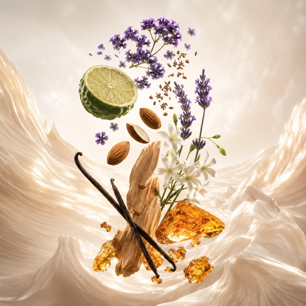 Pegasus extrait de parfum homme YAMM Genève inspiré de Pegasus aux notes de tête Héliotrope, Bergamote, Cumin, cœur Amande amère, Lavande, Jasmin et fond Vanille, Bois de santal, Ambre visuel 02