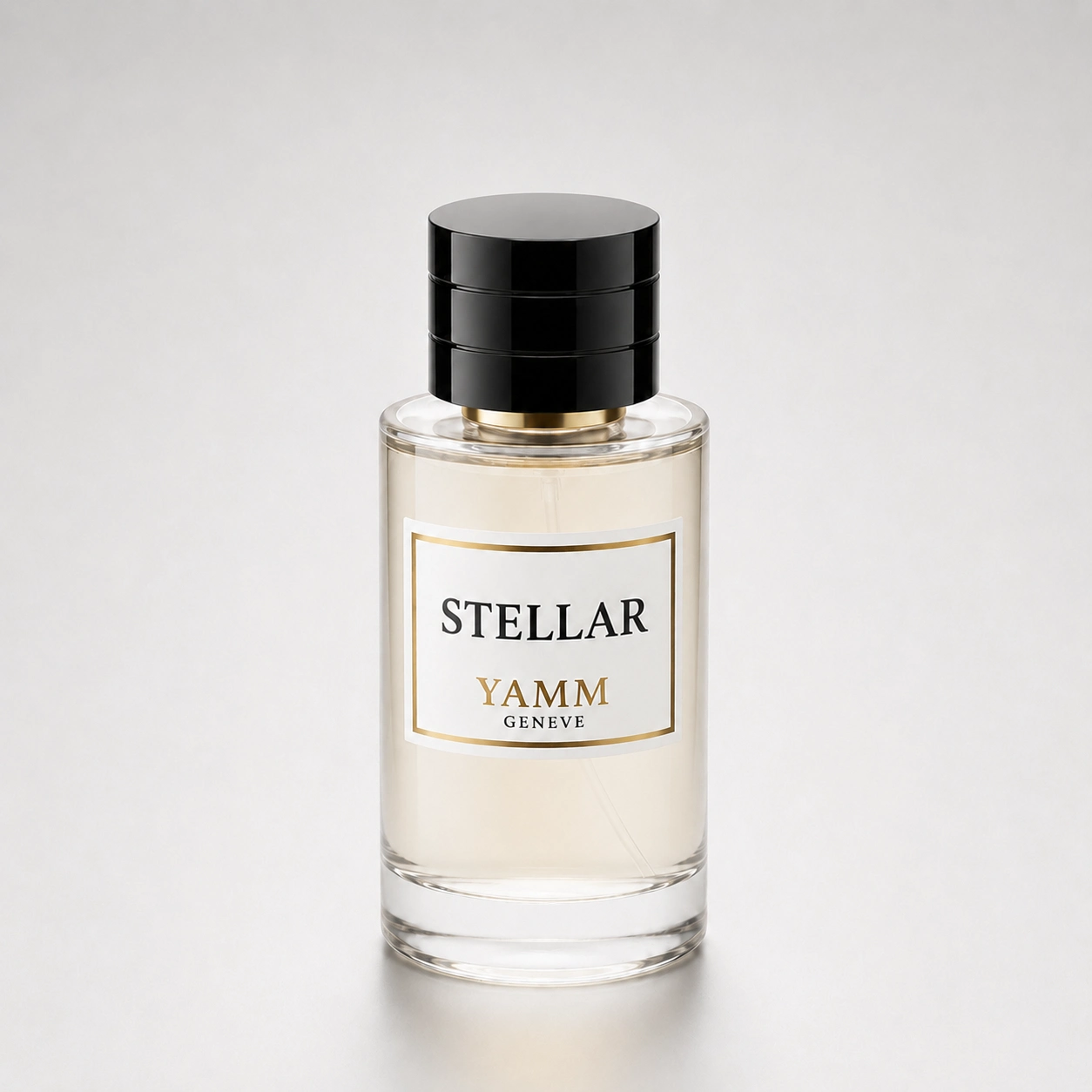 Stellar - Extrait de parfum mixte - YAMM Genève - Inspiré de Stellar Times - Visuel 01 Stellar extrait de parfum mixte YAMM Genève inspiré de Stellar Times aux notes de tête Ambre blanc, cœur Fleur d’oranger et fond Baume du Pérou visuel 01