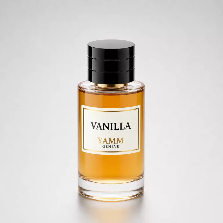 Vanilla extrait de parfum mixte YAMM Genève inspiré de Rose Vanille aux notes de tête Citron d’Italie, cœur Rose de Turquie et fond Vanille, Musc blanc, Cèdre visuel 01