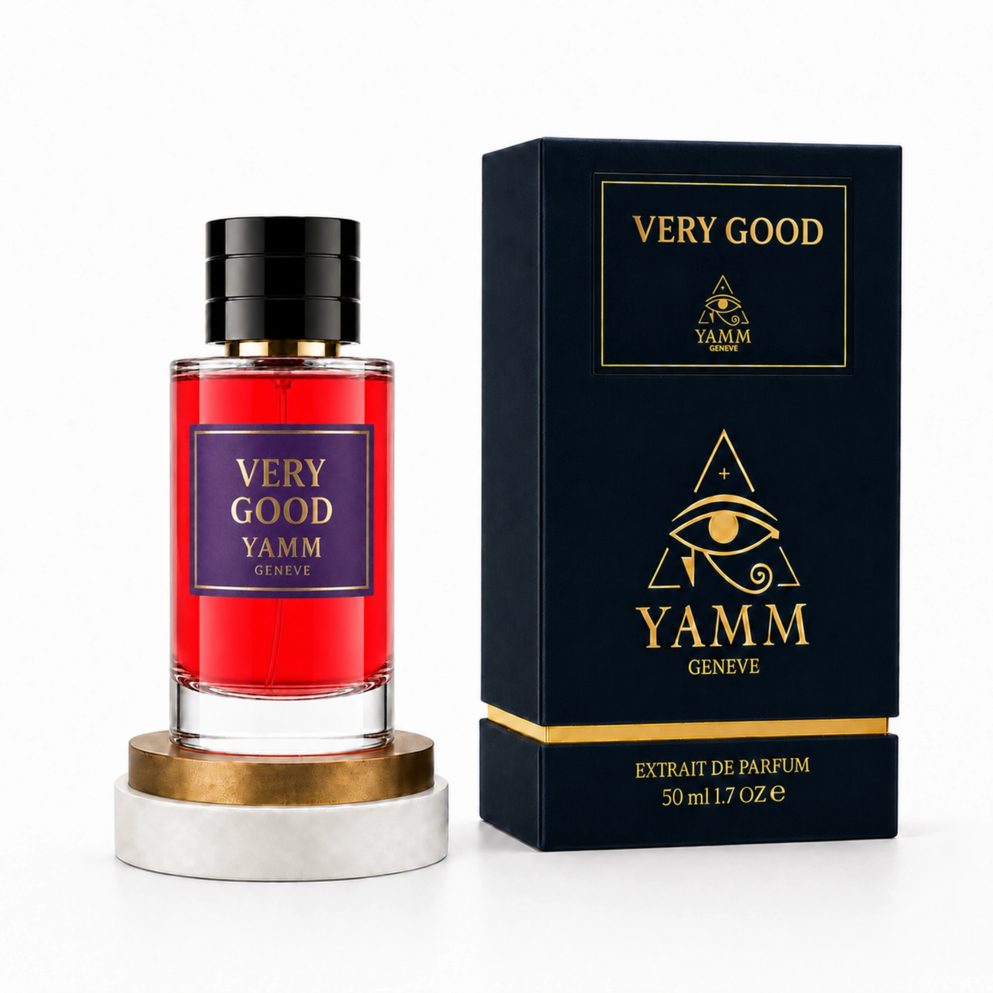 Very Good extrait de parfum femme YAMM Genève inspiré de Very Good Girl aux notes de tête Litchi, Groseille à grappes, cœur Rose et fond Vanille, Vétiver visuel 02