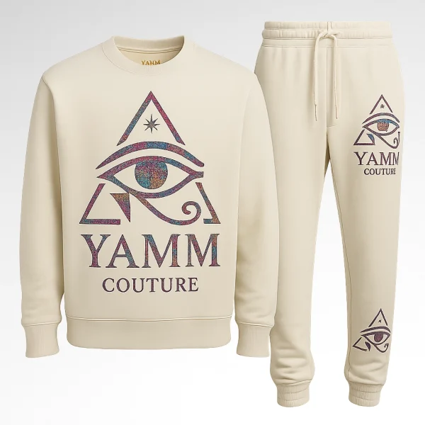 survêtement crème holographique YAMM Genève