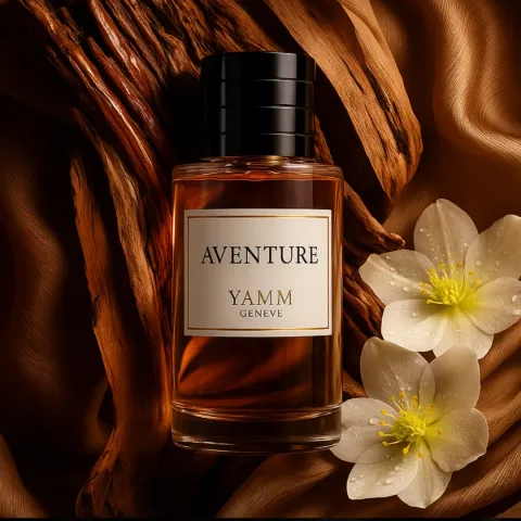 Aventure extrait de parfum homme YAMM Genève inspiré de Aventus aux notes de tête Ananas, Bergamote, Pomme, cœur Jasmin, Bouleau et fond Ambre gris, Musc visuel 01