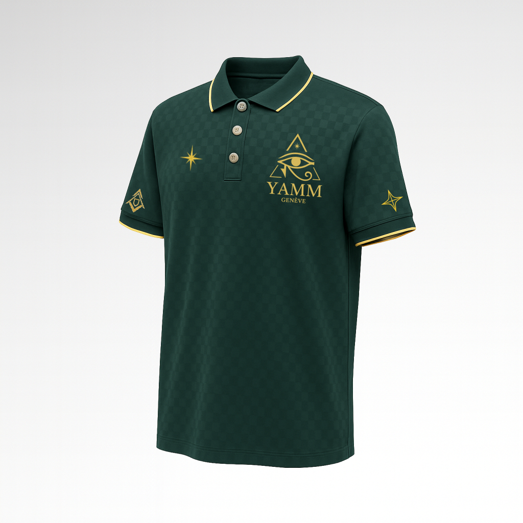 Polo Echiquier Vert – Image 2