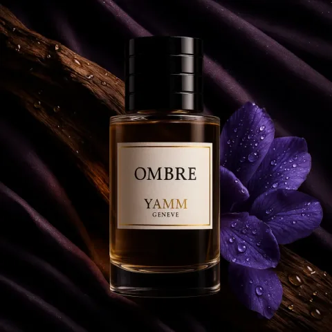 Ombre extrait de parfum mixte YAMM Genève inspiré de Ombre Nomade aux notes de tête Oud, cœur Benjoin, Encens et fond Framboise visuel 01