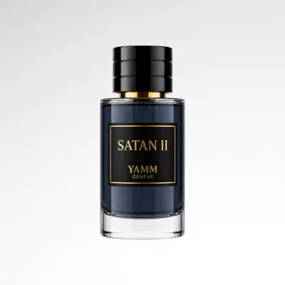 Satan II extrait de parfum mixte YAMM Genève inspiré de Oud Satin Mood aux notes de tête Rose de Bulgarie, Violette, Fraise, cœur Rose de Turquie et fond Oud, Vanille, Ambre, Benjoin, Caramel, Cèdre visuel 01