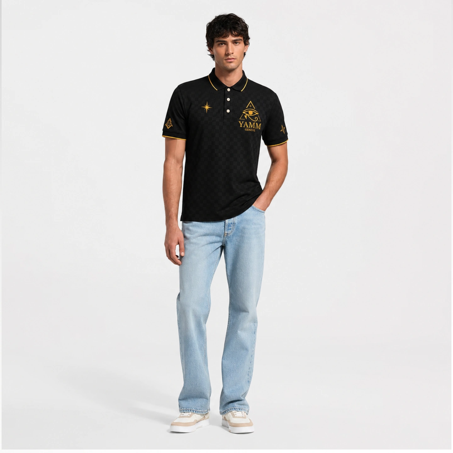 Polo Echiquier Jacquard – Image 2