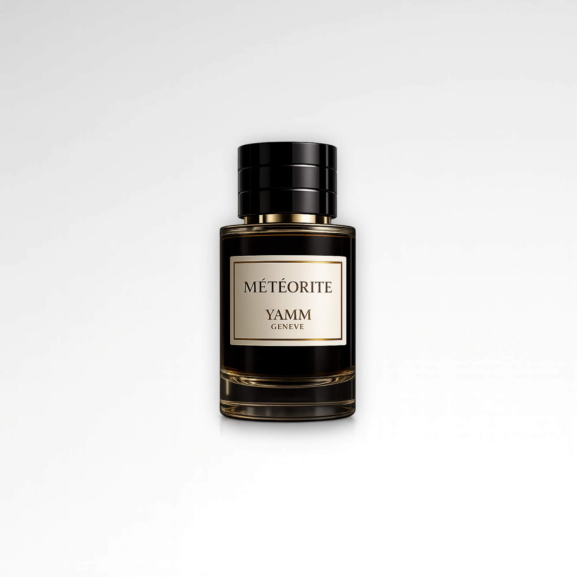 Parfum MÉTÉORITE de YAMM Genève – alternative élégante à Météore de Louis Vuitton, fragrance masculine fraîche et lumineuse