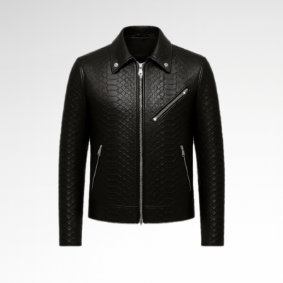 Veste Black Reptile de Face