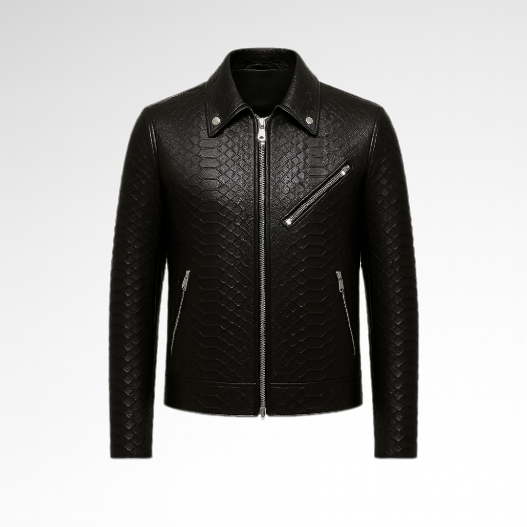 Veste Black Reptile de Face