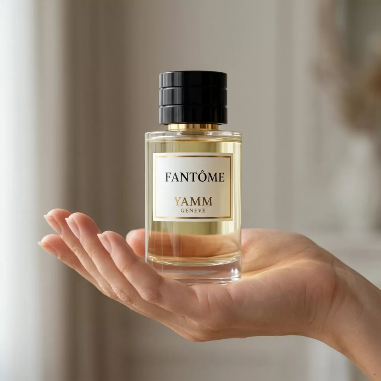 Fantôme extrait de parfum homme YAMM Genève inspiré de Phantom aux notes de tête Cardamome, Bergamote, Rhubarbe, Citron, cœur Lavande, Cèdre, Patchouli, Géranium et fond Vanille, Baume de Tolu, Vétiver d’Haïti visuel 04