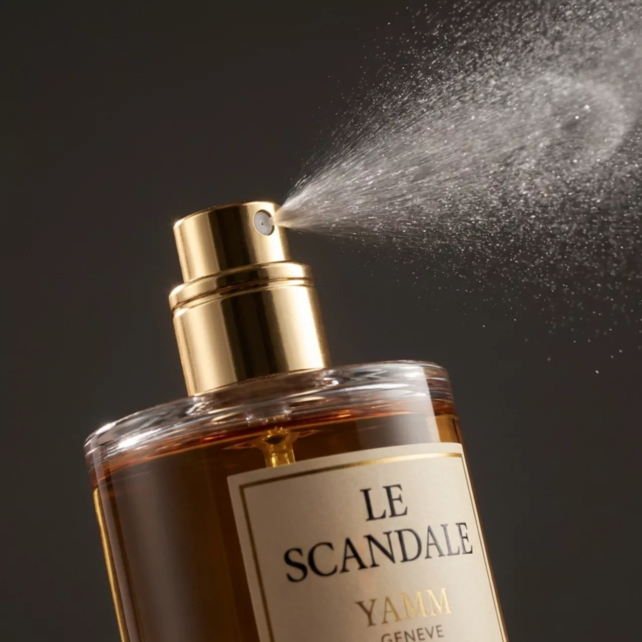 Le Scandale extrait de parfum femme YAMM Genève inspiré de Scandal aux notes de tête Orange sanguine, Mandarine, cœur Miel, Gardénia, Fleur d’oranger, Jasmin, Pêche et fond Cire d’abeille, Caramel, Patchouli, Réglisse visuel 05