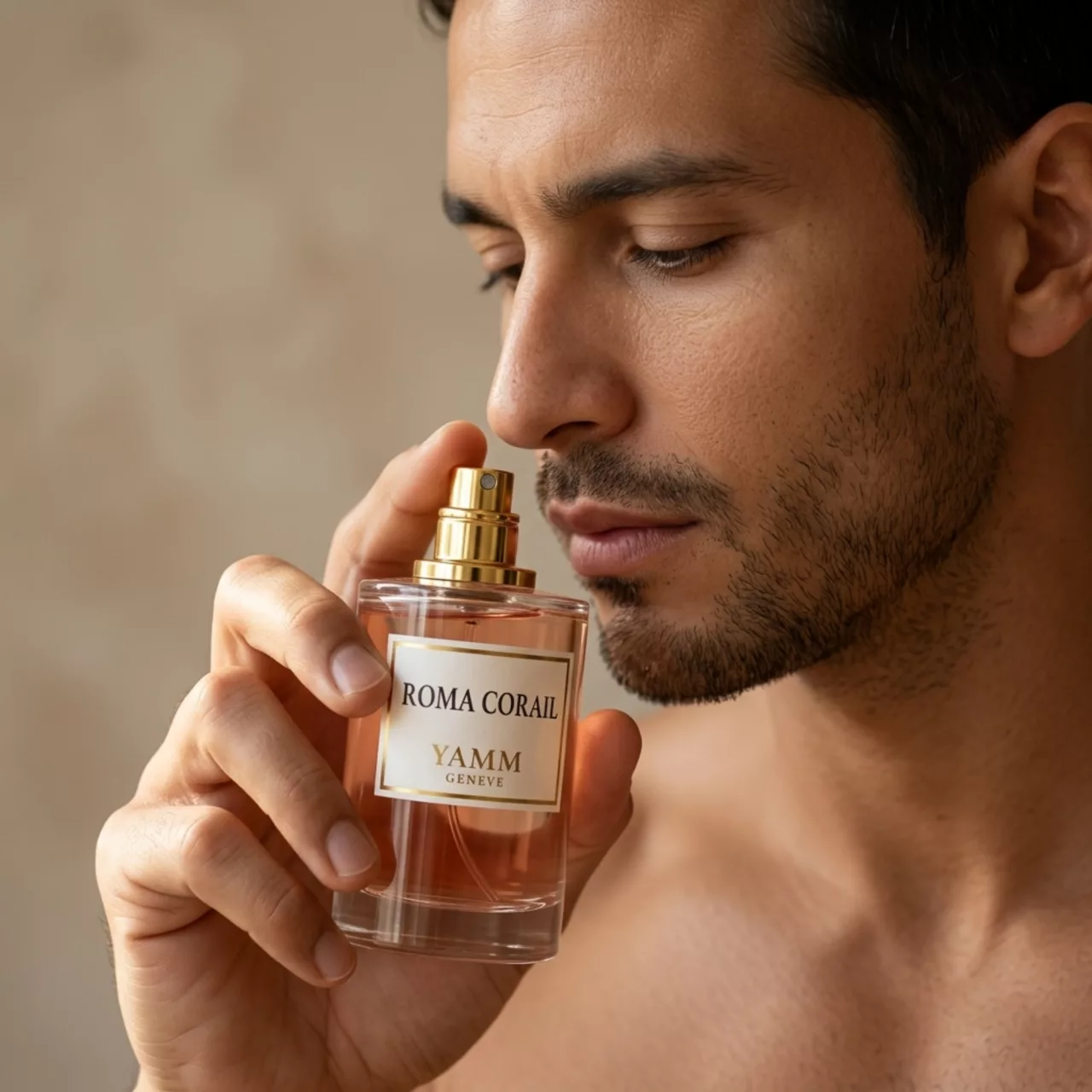 Roma Corail extrait de parfum mixte YAMM Genève inspiré de Coral Fantasy aux notes de tête Pomme rouge, Cardamome, Bergamote de Calabre, cœur Lavande, Géranium bourbon, Sauge sclarée et fond Feuille de tabac, Patchouli, Vétiver d’Haïti visuel 06