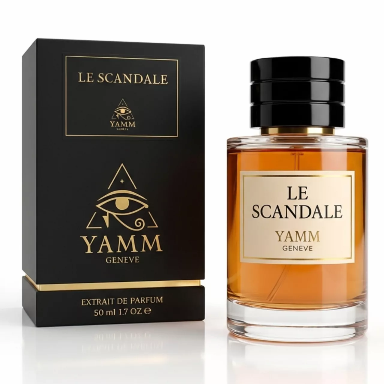 Le Scandale extrait de parfum femme YAMM Genève inspiré de Scandal aux notes de tête Orange sanguine, Mandarine, cœur Miel, Gardénia, Fleur d’oranger, Jasmin, Pêche et fond Cire d’abeille, Caramel, Patchouli, Réglisse visuel 03