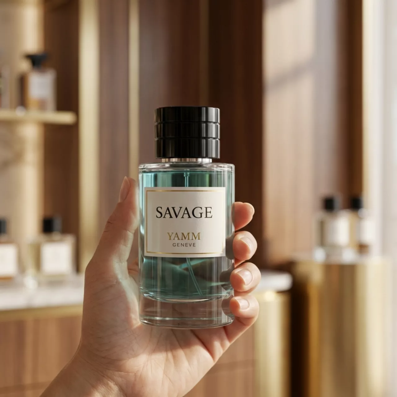 Savage extrait de parfum homme YAMM Genève inspiré de Sauvage aux notes de tête Bergamote de Calabre, Poivre, cœur Poivre du Sichuan, Lavande, Poivre rose, Vétiver, Patchouli, Géranium, Élémi et fond Ambroxan, Cèdre, Ciste visuel 03
