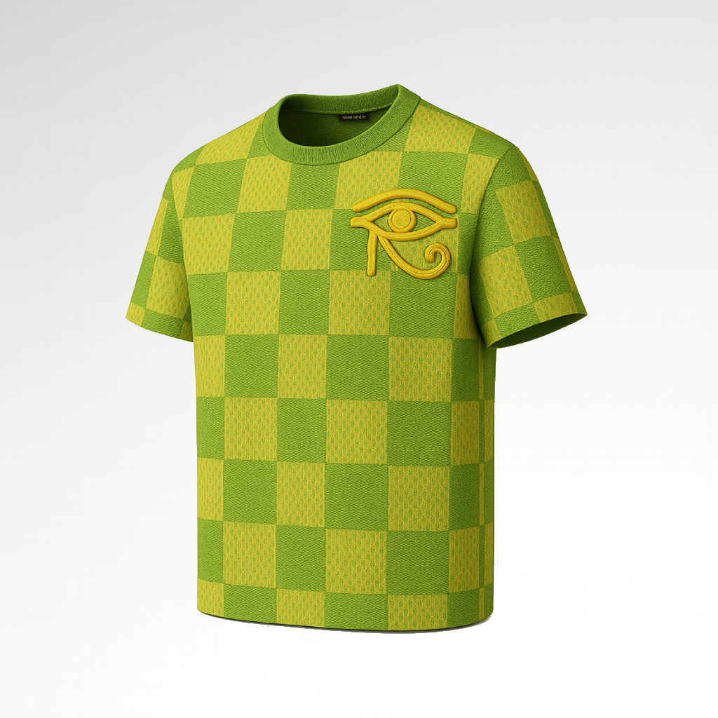 Tee shirt Jacquard YAMM Genève de 3/4