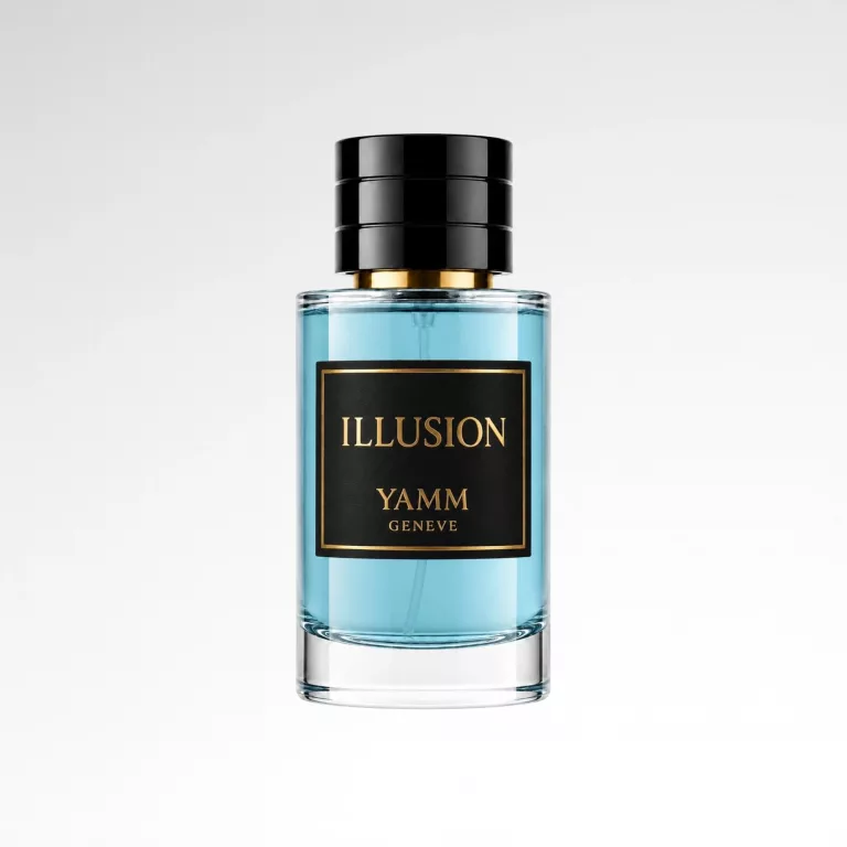 Illusion extrait de parfum homme YAMM Genève inspiré de Imagination aux notes de tête Cédrat, Bergamote de Calabria, Orange de Sicile, cœur Néroli de Tunisie, Gingembre du Nigeria, Cannelle Ceylan et fond Thé noir chinois, Ambroxan, Gaïac, Résine oliban visuel 01