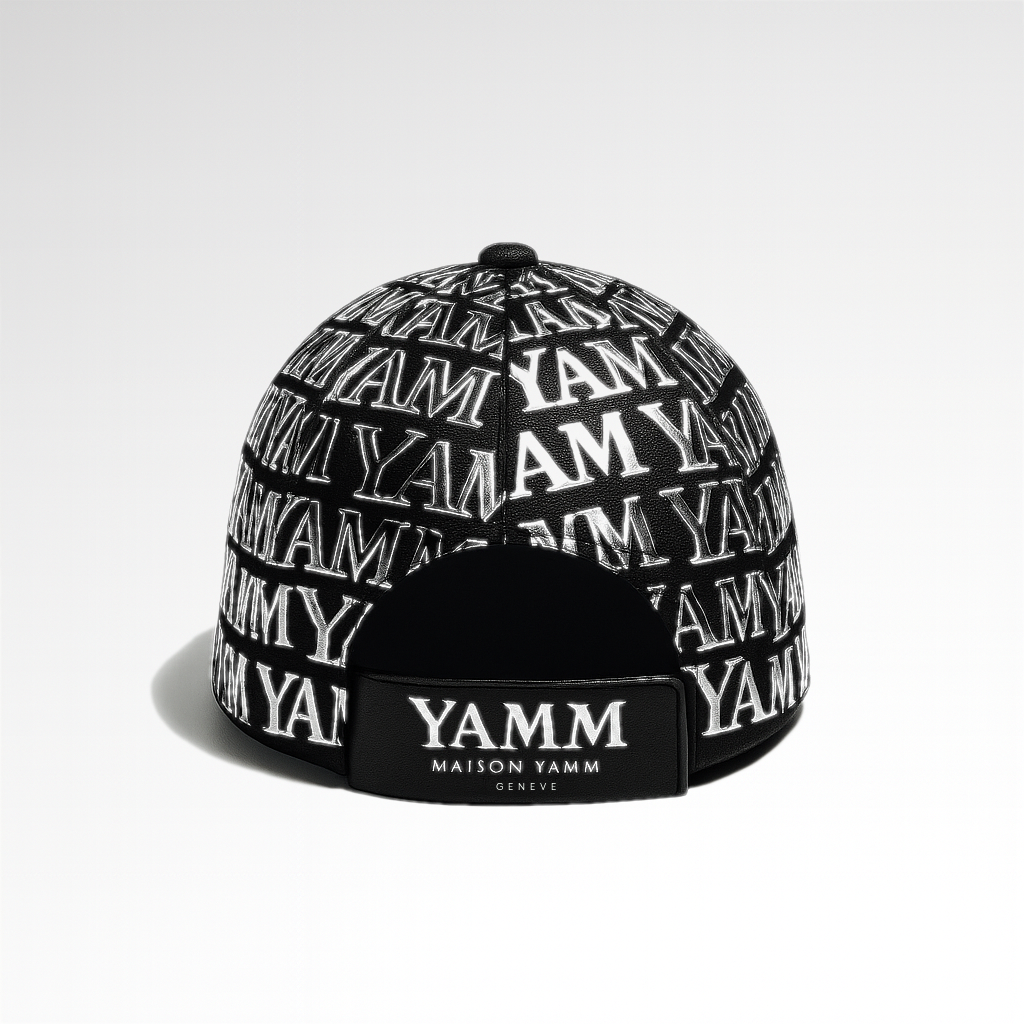 Mock up arriere de la casquette Merch