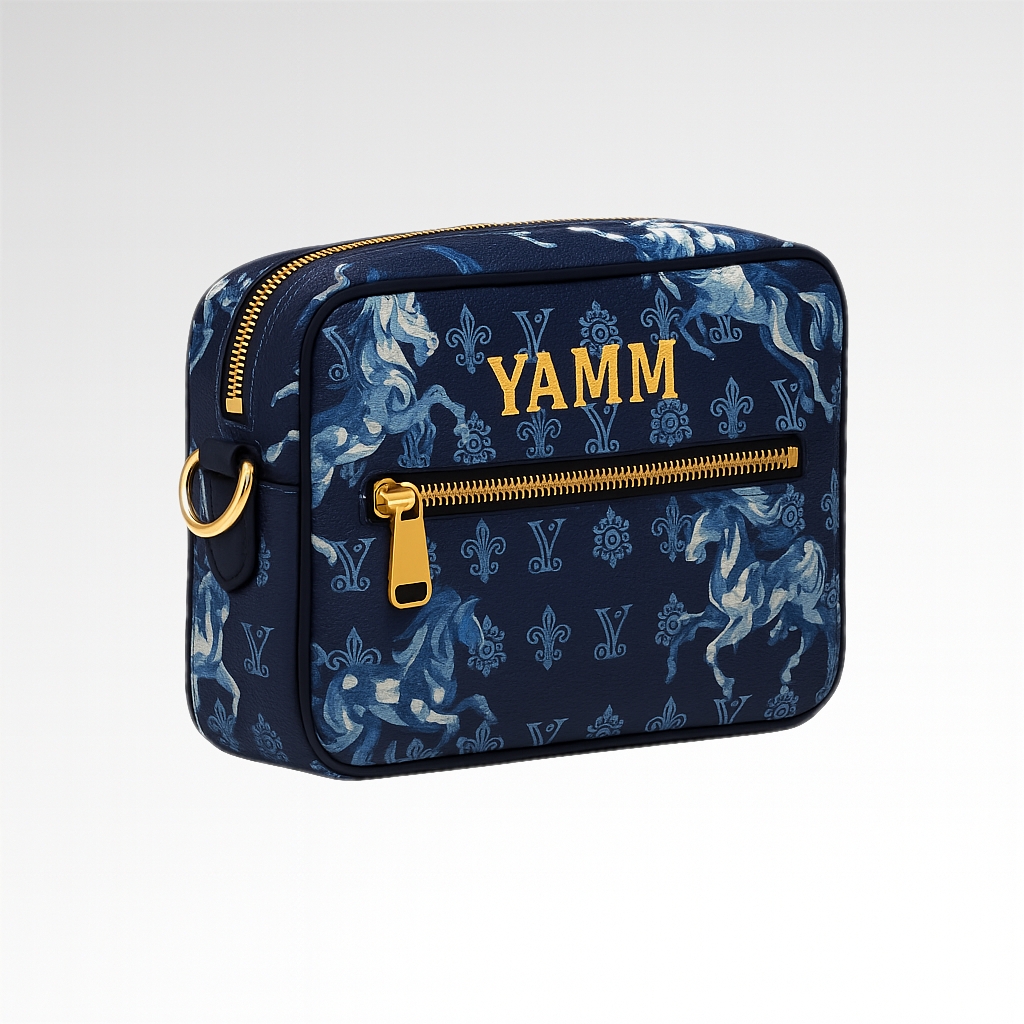 Sacoche Blue Cavalier 3/4 YAMM genève