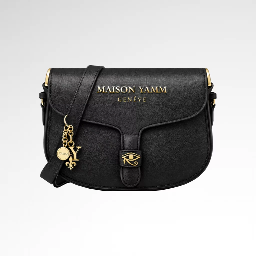 Sac à main luxe à rabat et œil iconique