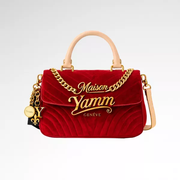 Sac Iconique YAMM Rouge Velours