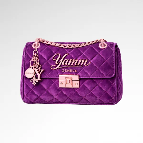 Sac Matelassé Violet/Velour