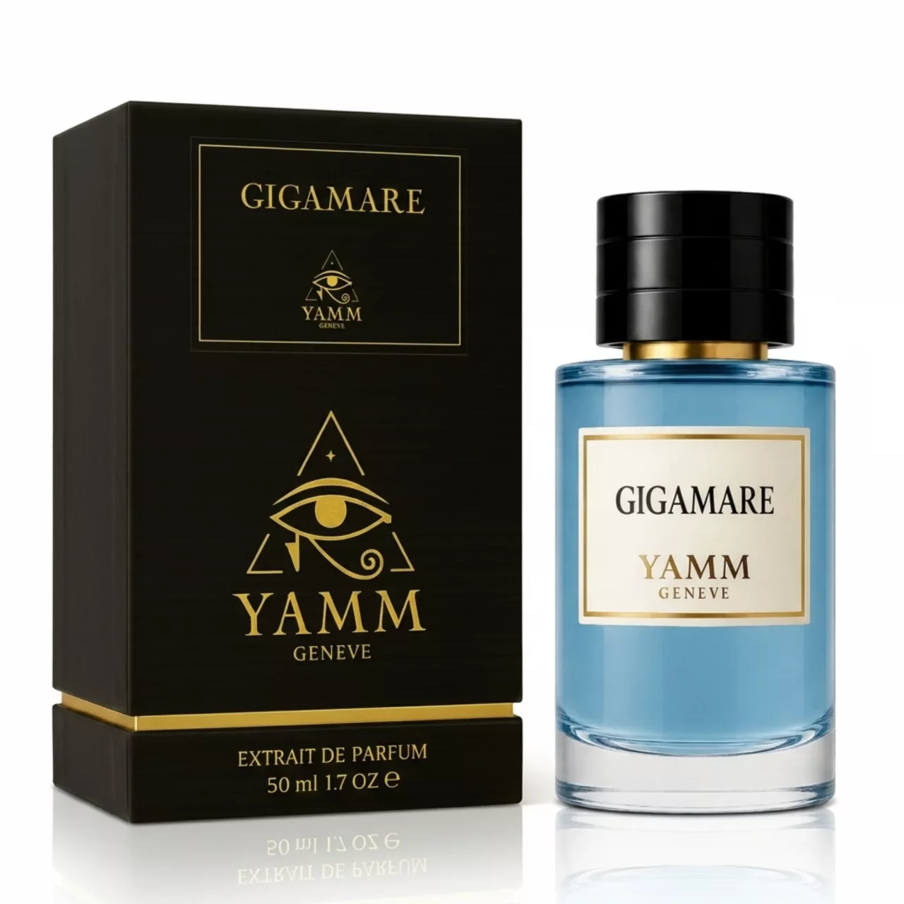 Gigamare extrait de parfum mixte YAMM Genève inspiré de Megamare aux notes de tête Bergamote, Citron, cœur Algue, Calone, Hedione et fond Musc, Ambroxan, Cèdre visuel 03