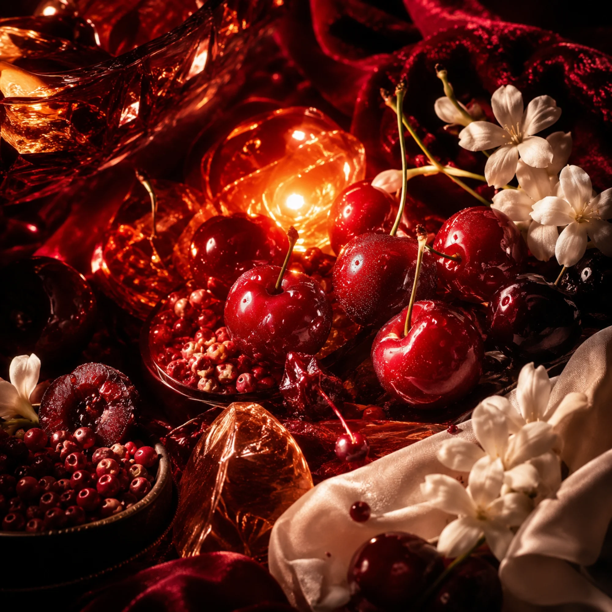 Electric Cherryz extrait de parfum mixte YAMM Genève inspiré de Electric Cherry aux notes de tête Cerise, Gingembre, cœur Jasmin Sambac et fond Poivre rose, Musc, Ambrettolide visuel 06