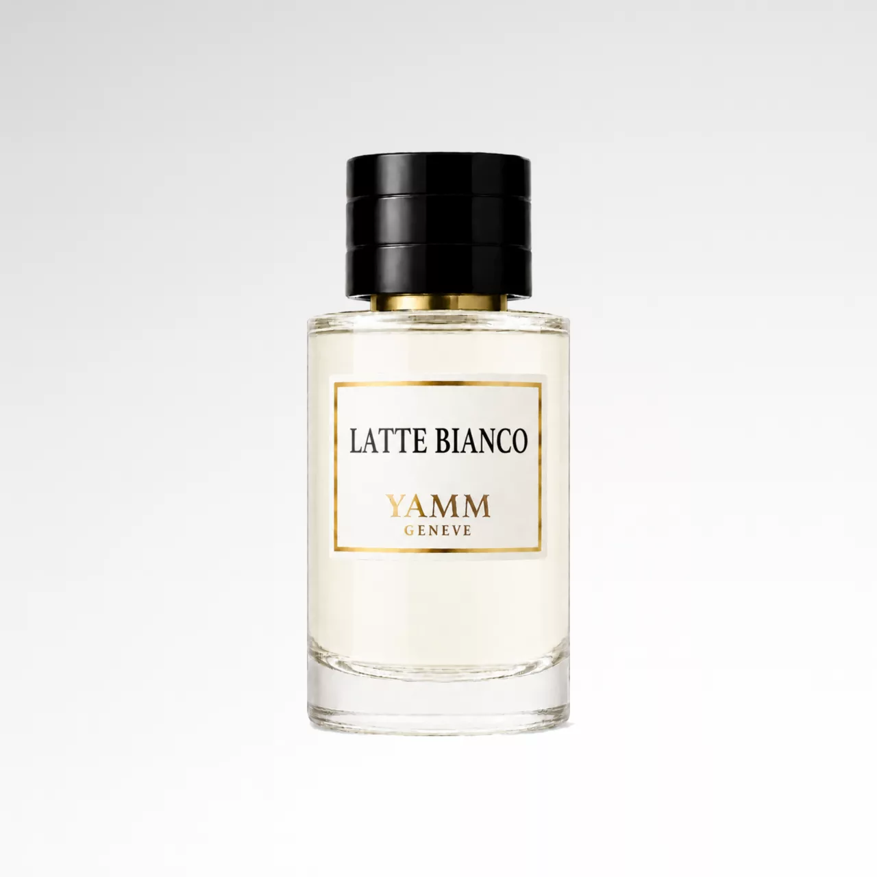 Latte Bianco extrait de parfum mixte YAMM Genève inspiré de Bianco di Latte aux notes de tête Caramel, cœur Coumarine, Miel et fond Vanille, Musc blanc visuel 02