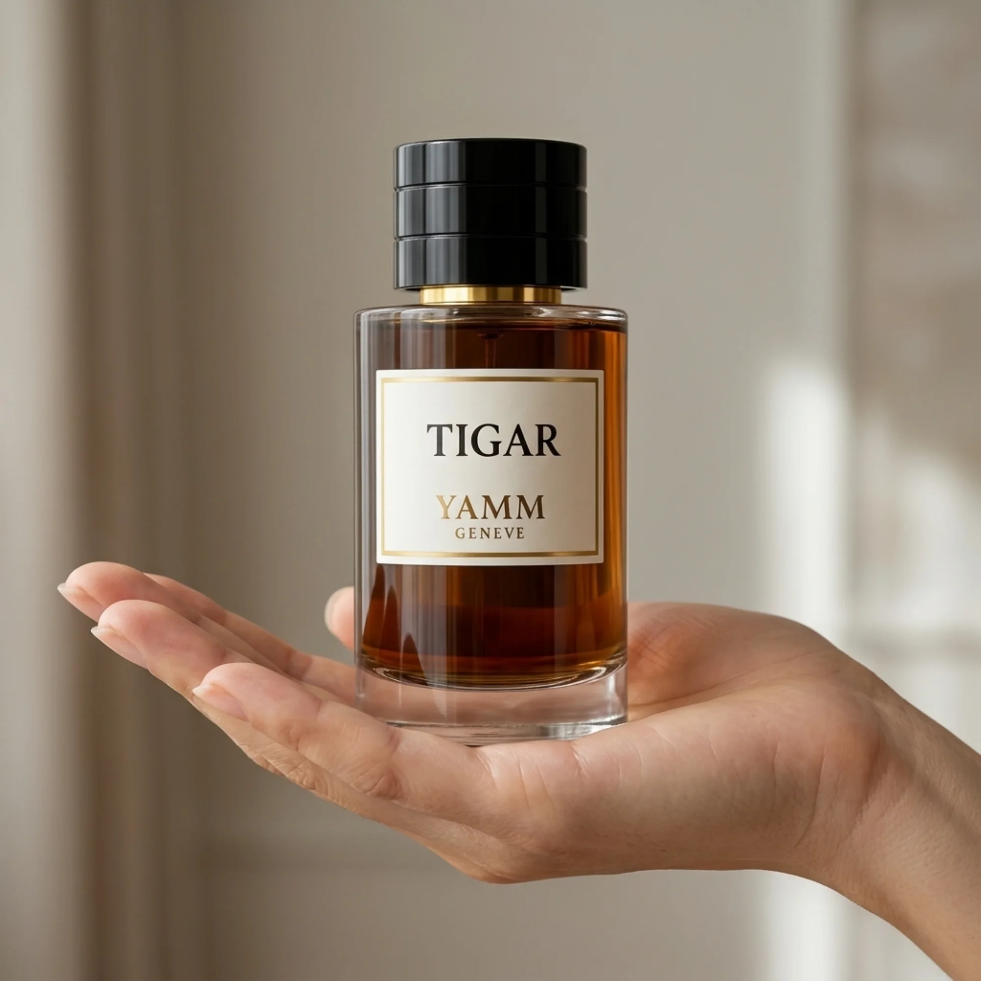 Tigar extrait de parfum homme YAMM Genève inspiré de Tygar aux notes de tête Pamplemousse, cœur Gingembre, Ambrette et fond Ambroxan, Musc, Vétiver, Patchouli visuel 04