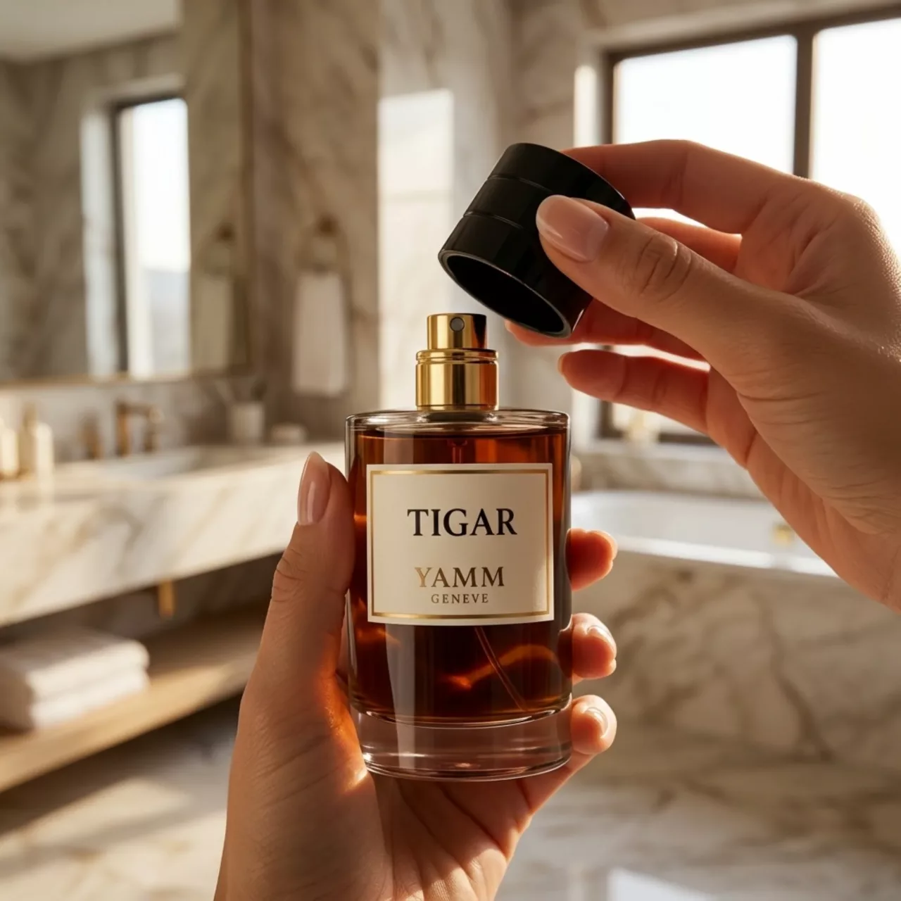 Tigar extrait de parfum homme YAMM Genève inspiré de Tygar aux notes de tête Pamplemousse, cœur Gingembre, Ambrette et fond Ambroxan, Musc, Vétiver, Patchouli visuel 03