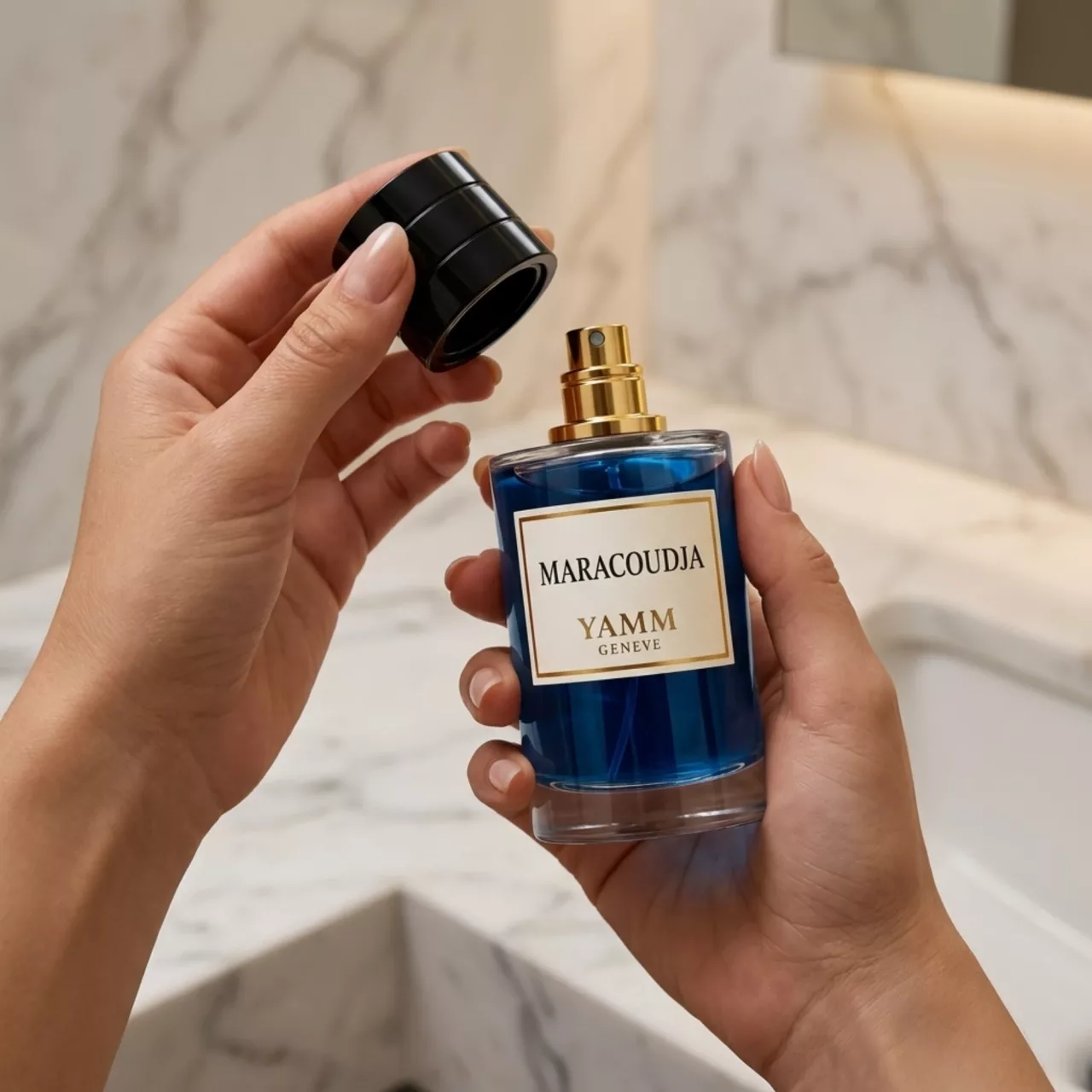 Maracoudja extrait de parfum mixte YAMM Genève inspiré de Oud Maracuja aux notes de tête Fruit de la passion, Notes fruitées, Rose de Turquie, Safran, cœur Oud, Benjoin, Feuille de patchouli d’Indonésie et fond Cuir, Bois d’Akigala, Ambre, Vanille, Ciste visuel 05