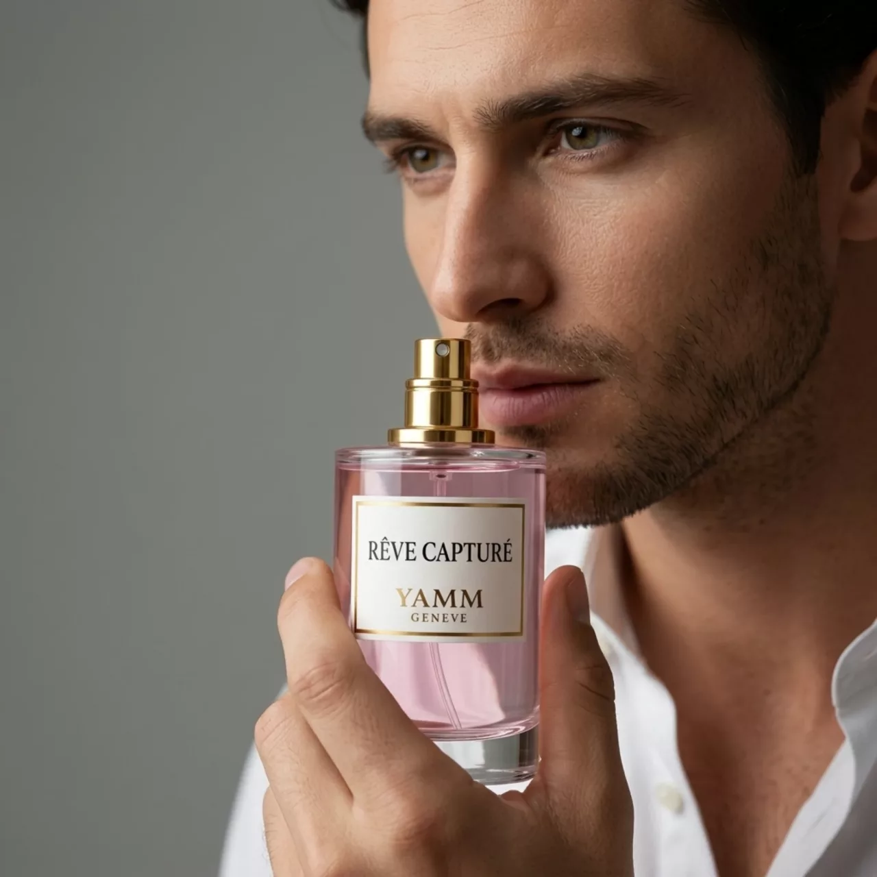Rêve Capturé extrait de parfum femme YAMM Genève inspiré de Attrapes Rêves aux notes de tête Litchi, Gingembre, Bergamote, cœur Pivoine, Rose de Turquie, Cacao et fond Patchouli visuel 07