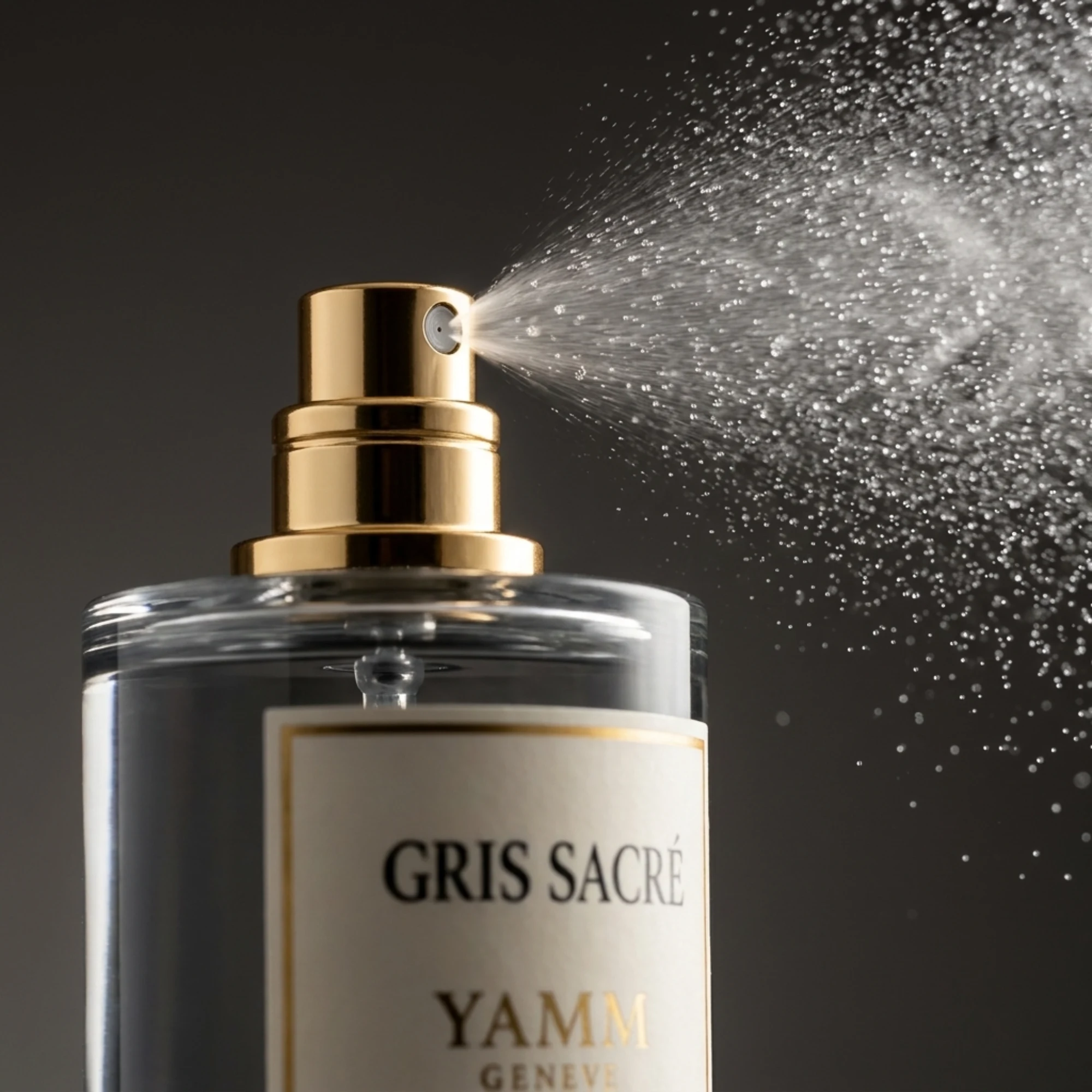 Gris Sacré extrait de parfum mixte YAMM Genève inspiré de Gris Charnel aux notes de tête Cardamome, Figue, Thé noir, cœur Iris, Vétiver bourbon et fond Bois de santal, Fève de tonka visuel 06