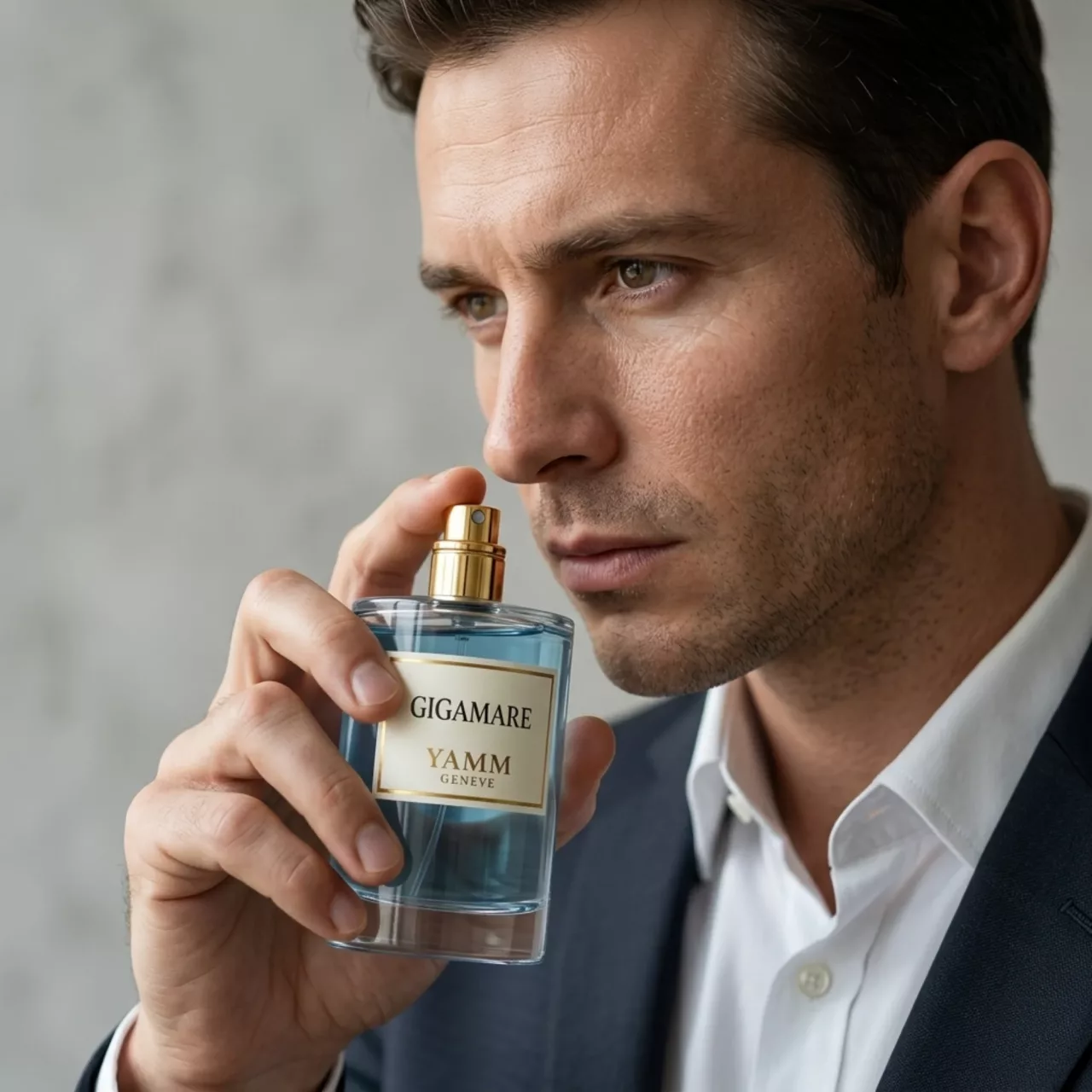 Gigamare extrait de parfum mixte YAMM Genève inspiré de Megamare aux notes de tête Bergamote, Citron, cœur Algue, Calone, Hedione et fond Musc, Ambroxan, Cèdre visuel 07