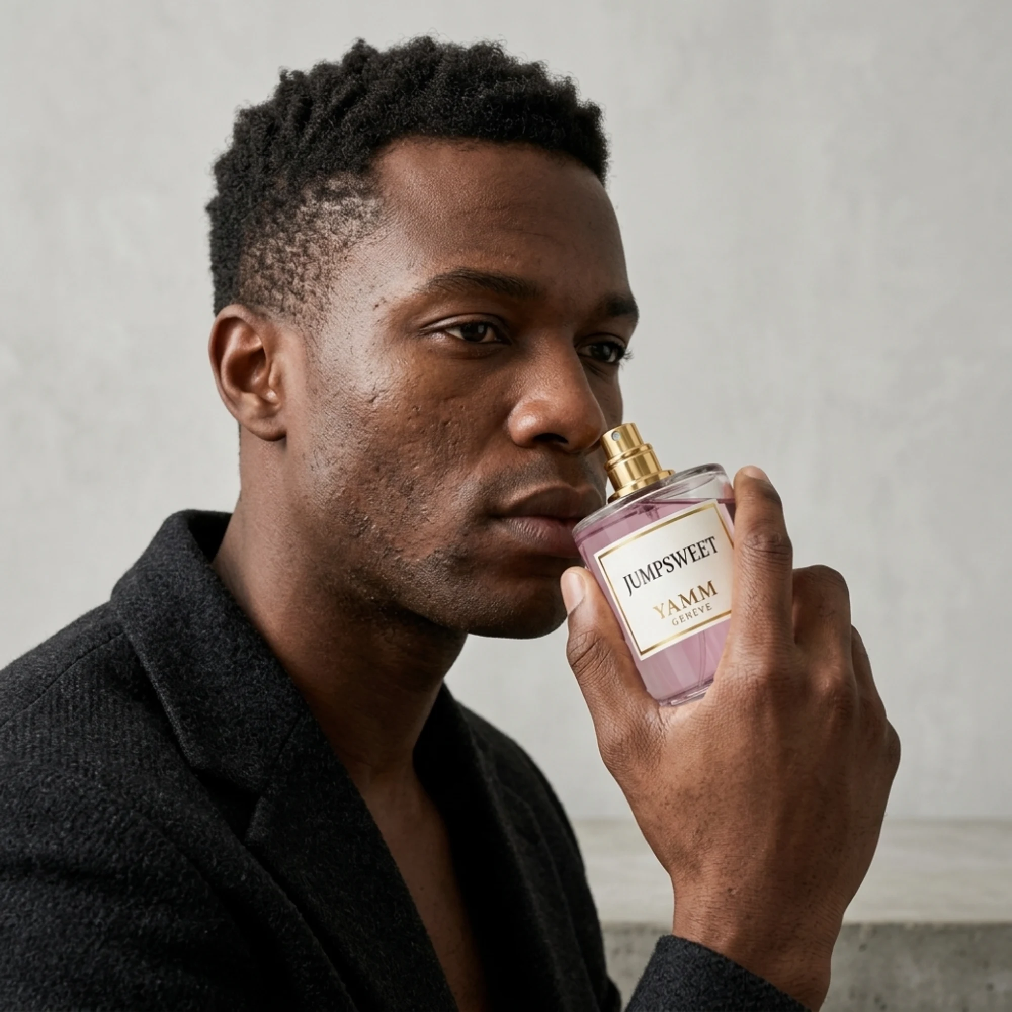 Jumpsweet extrait de parfum mixte YAMM Genève inspiré de Jumpsuit aux notes de tête Pêche, Bergamote, Petit-grain, cœur Magnolia, Pivoine, Jasmin et fond Musc blanc, Bois de santal visuel 07