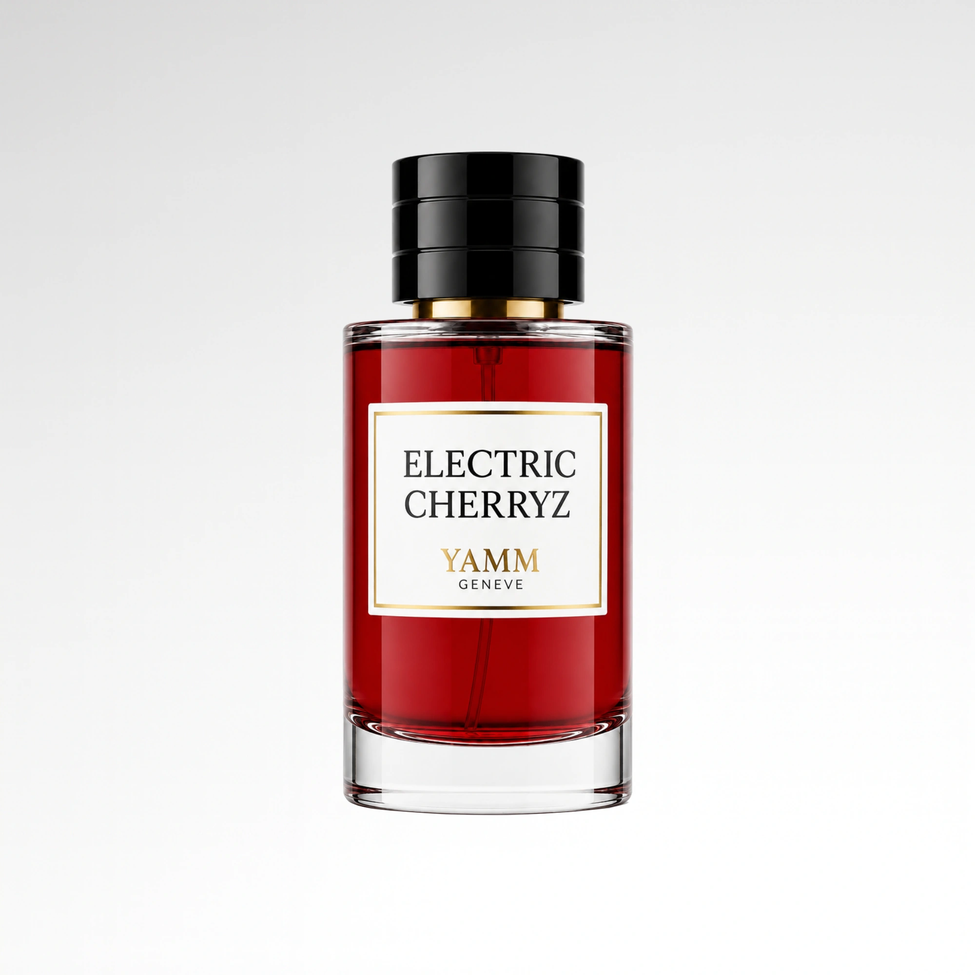 Electric Cherryz extrait de parfum mixte YAMM Genève inspiré de Electric Cherry aux notes de tête Cerise, Gingembre, cœur Jasmin Sambac et fond Poivre rose, Musc, Ambrettolide visuel 02