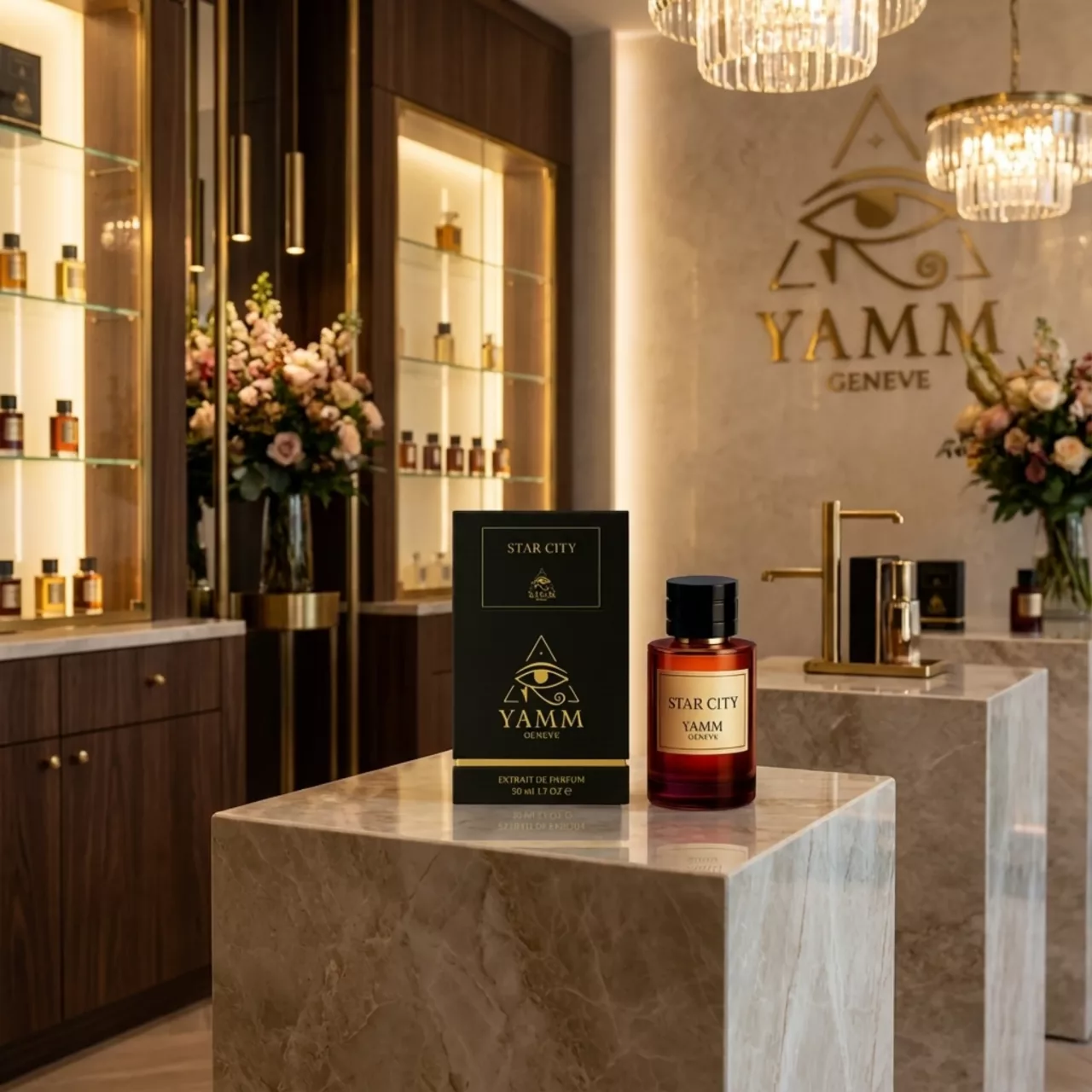 Tee-shirt mock up de face gamma YAMM Genève