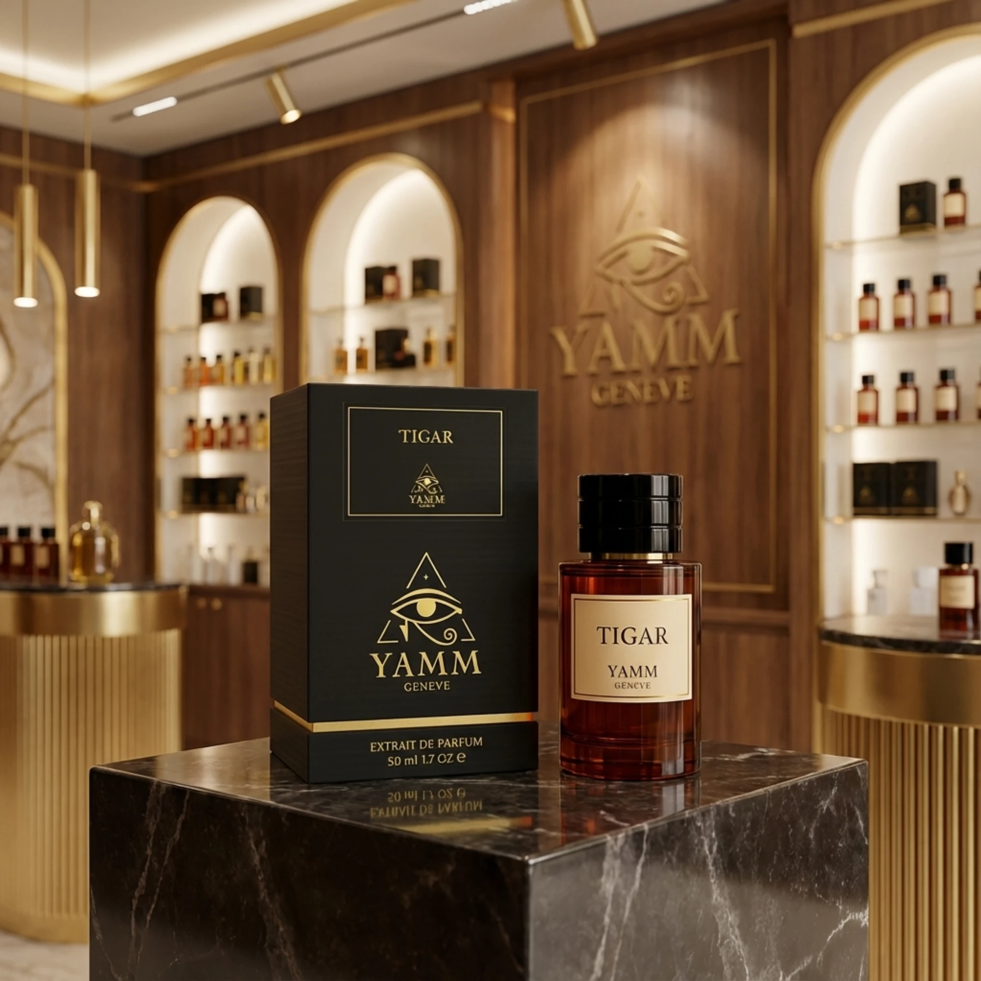 Mockup Tigar YAMM Genève - Inspiration Tigar Bvlgari Store 1