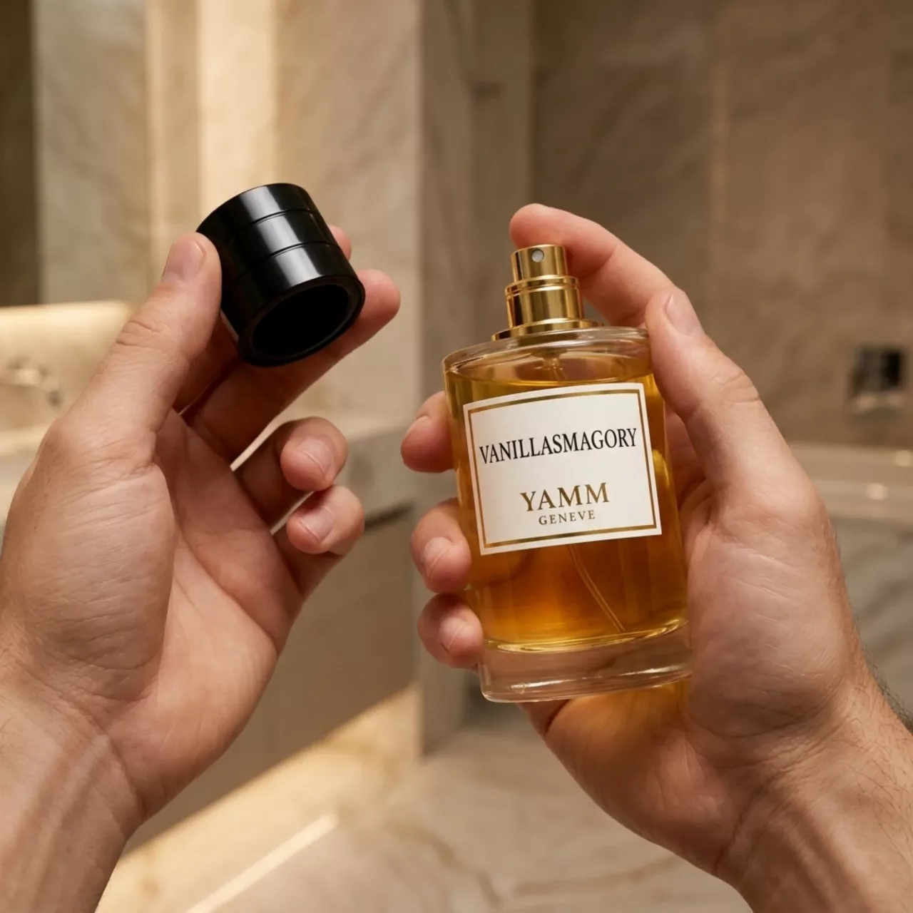 Vanillasmagory extrait de parfum mixte YAMM Genève inspiré de Fantasmagory aux notes de tête Anis, Gingembre, cœur Amande, Notes fleuries et fond Vanille, Cuir visuel 05